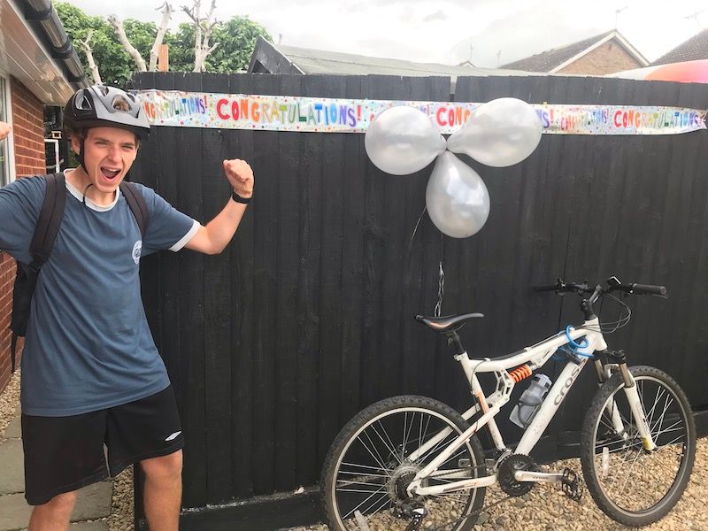 Aylesbury trainee primary teacher cycles 400 miles for Barnardo’s Charity