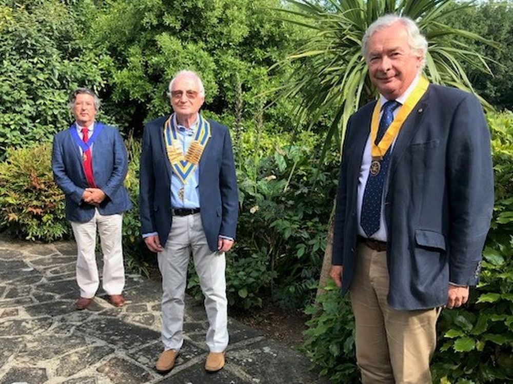 New president zooms into Folkestone Channel Rotary