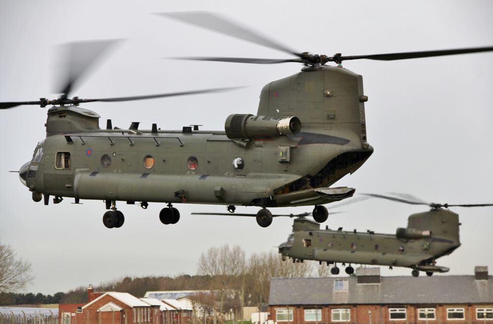 Military's most iconic helicopters to fly over Altcar