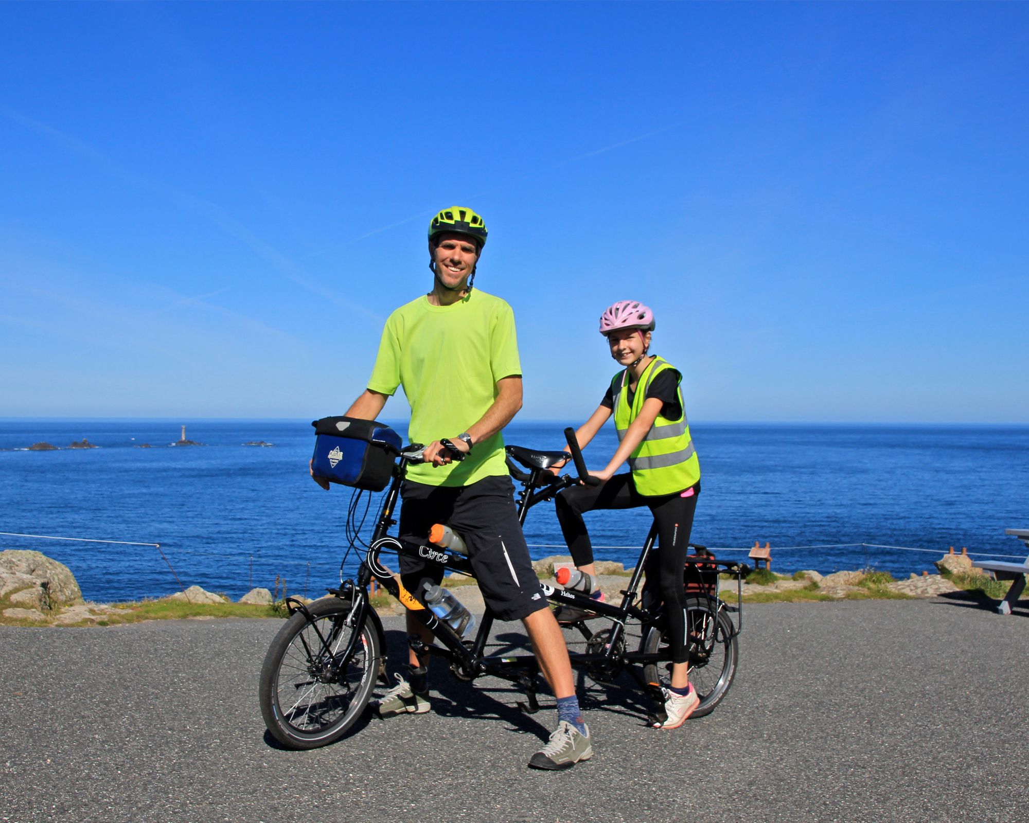 Father and daughter head to Scotland on LEJOG tandem ride