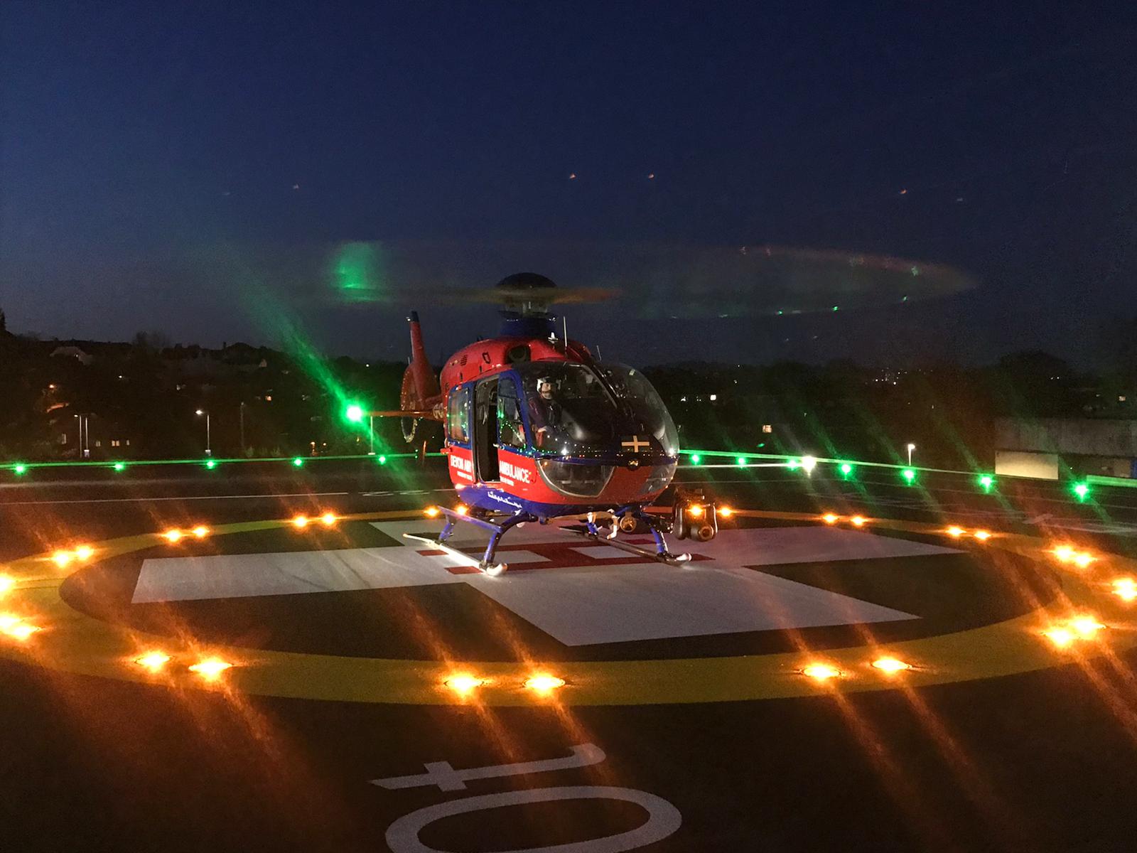 New helipad opens at Royal Devon and Exeter Hospital