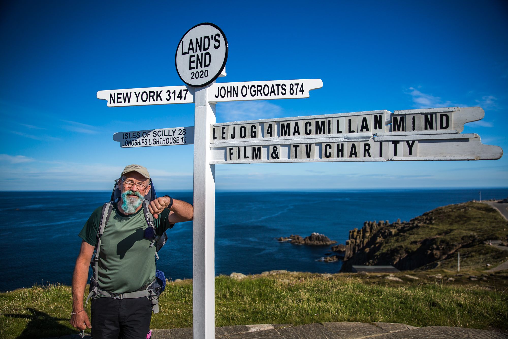 TV cameraman embarks on epic Land'End to John O' Groat journey on foot for charity