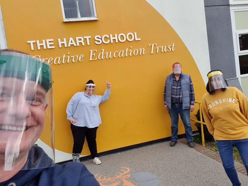 Rugeley school provides a staggering 26,000 face shields to frontline workers