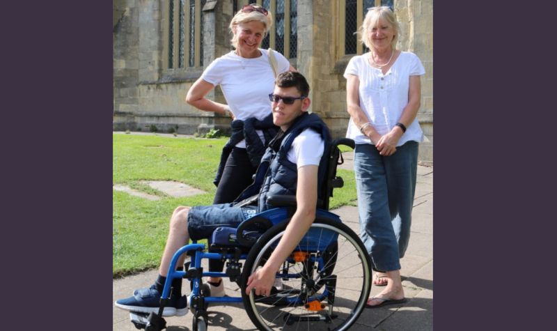 Inspiring young man to raise money for dementia care in Wells
