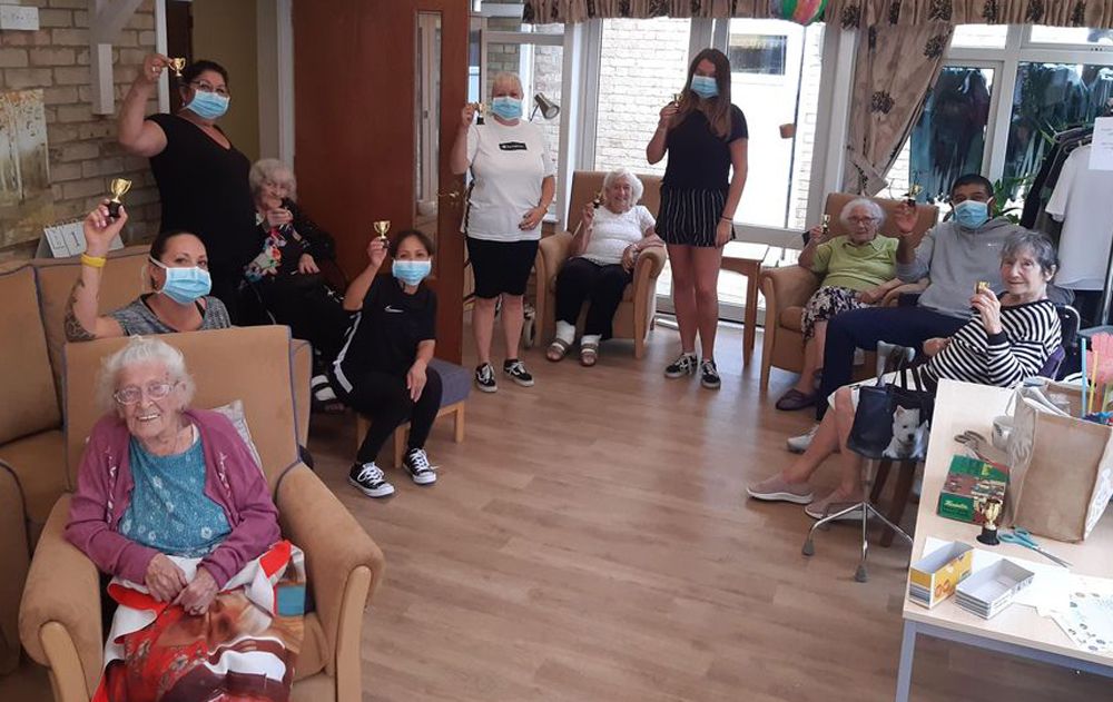 Residents at Ware care home enjoy light-hearted sports day