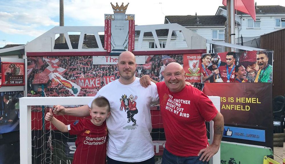 Jurgen Klopp invited to visit young fan's Anfield-inspired garden in Hertfordshire