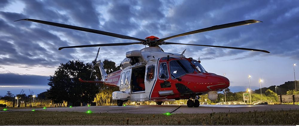 Lydd Search and Rescue transports poorly child to London during milestone mission