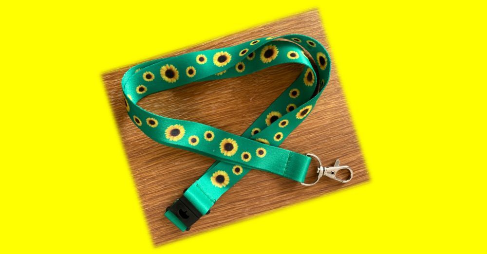 Uckfield's sunflower lanyards show who needs a little help