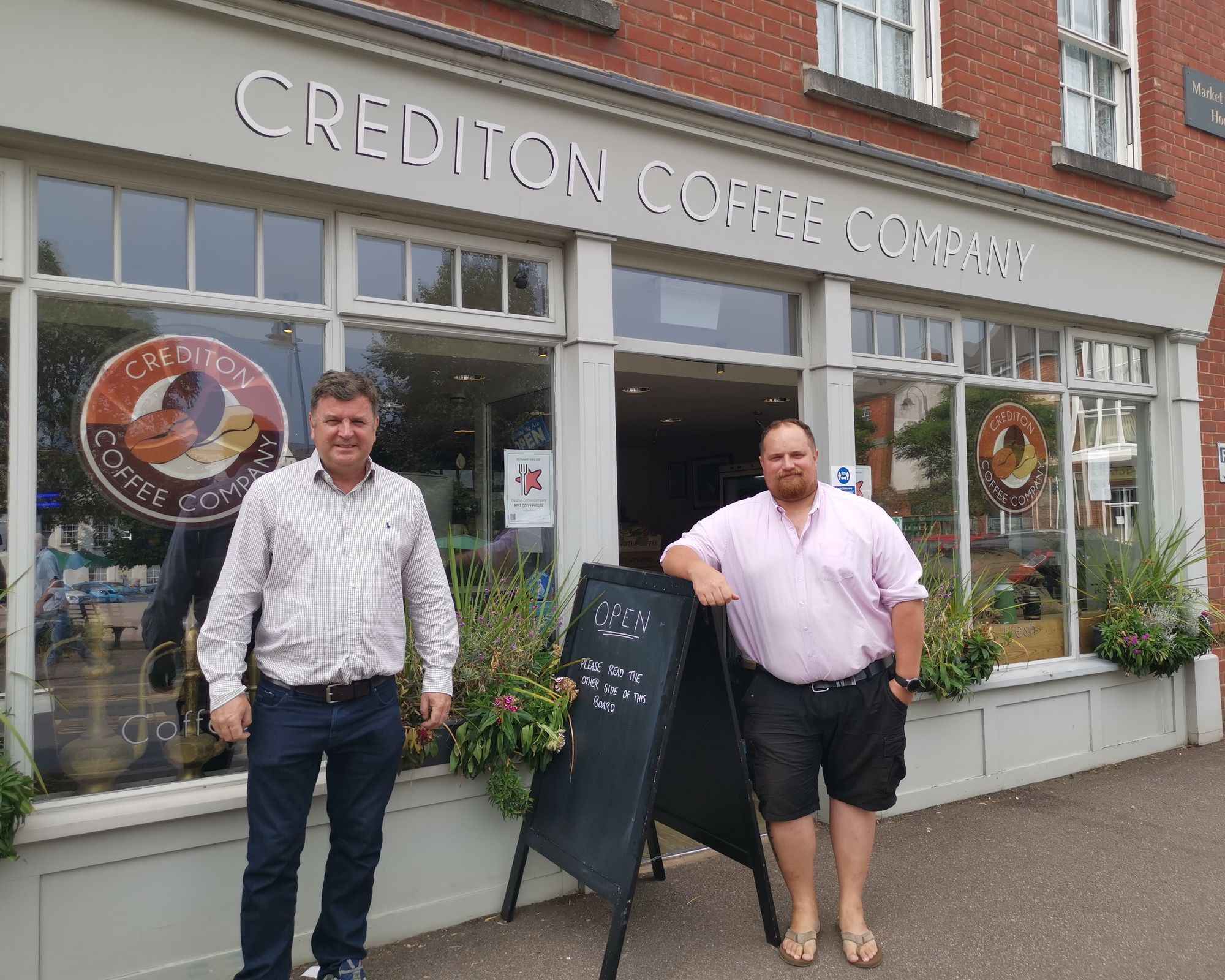 Crediton is "open for business" says Central Devon MP Mel Stride