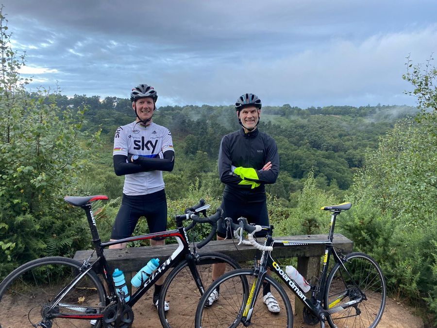 Godalming cyclists' gruelling challenge raises over £4,000 for charity