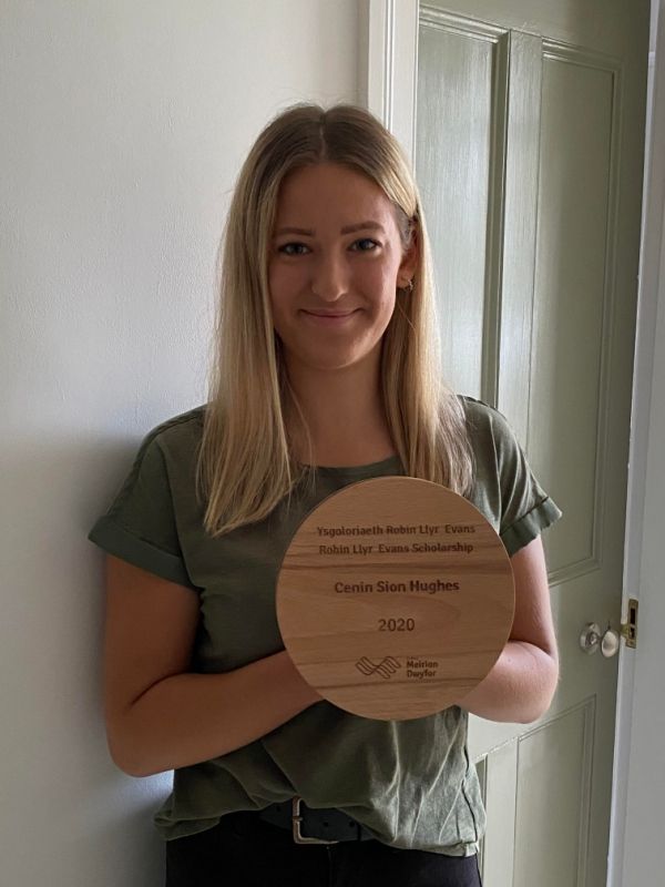 High achieving Pwllheli student is given a helping hand by generous scholarship