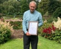 Malcolm wins top award for his Barnstaple gardens