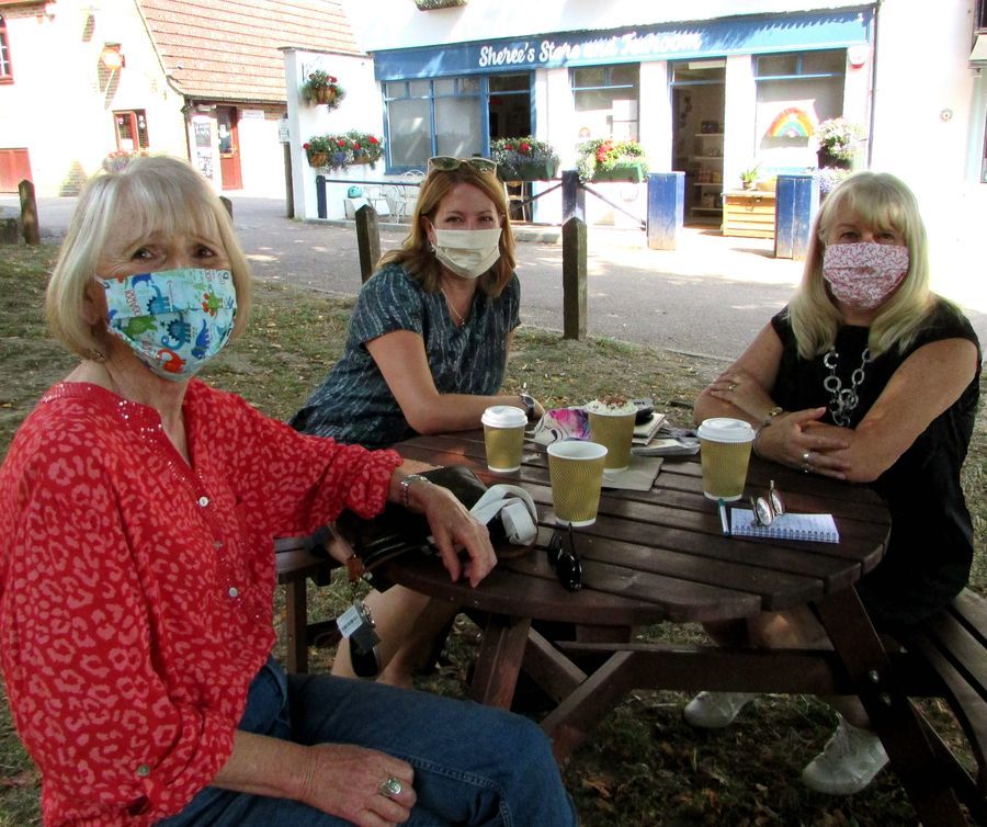 Tatsfield face mask sales raise over £2,600 for charities and future events