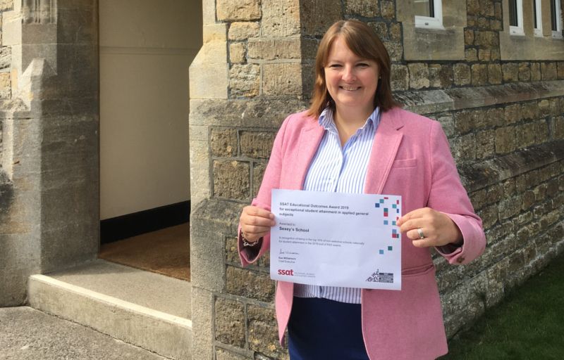 Somerset school recognised as one of the country's top performers