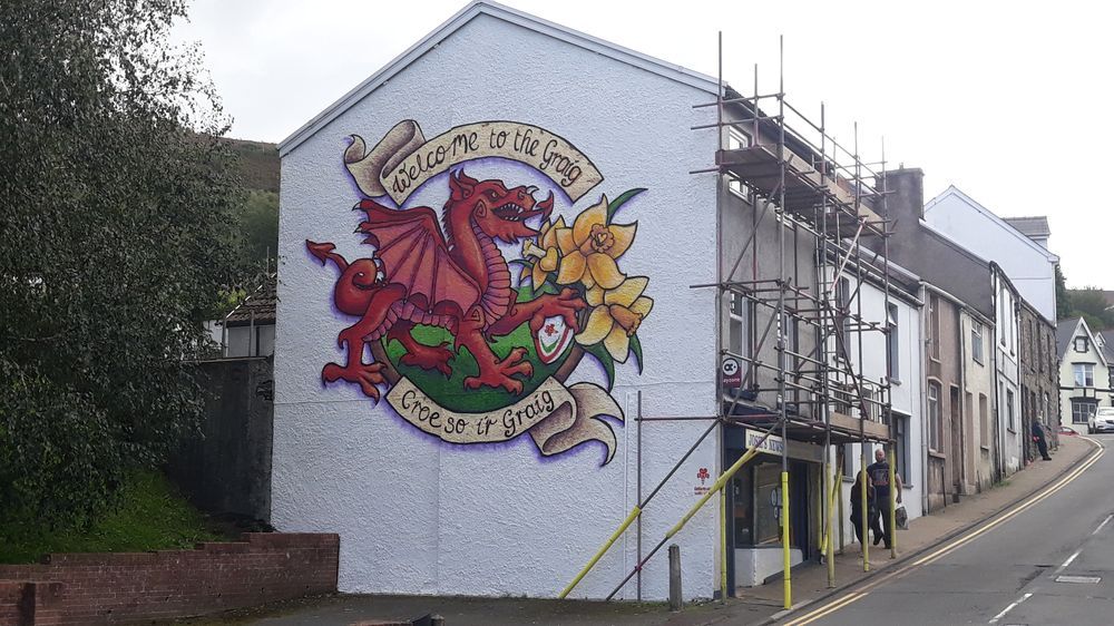 New art to welcome people to the Graig