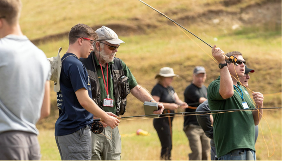 Fly fishing introduction for all ages and abilities in Denbigh