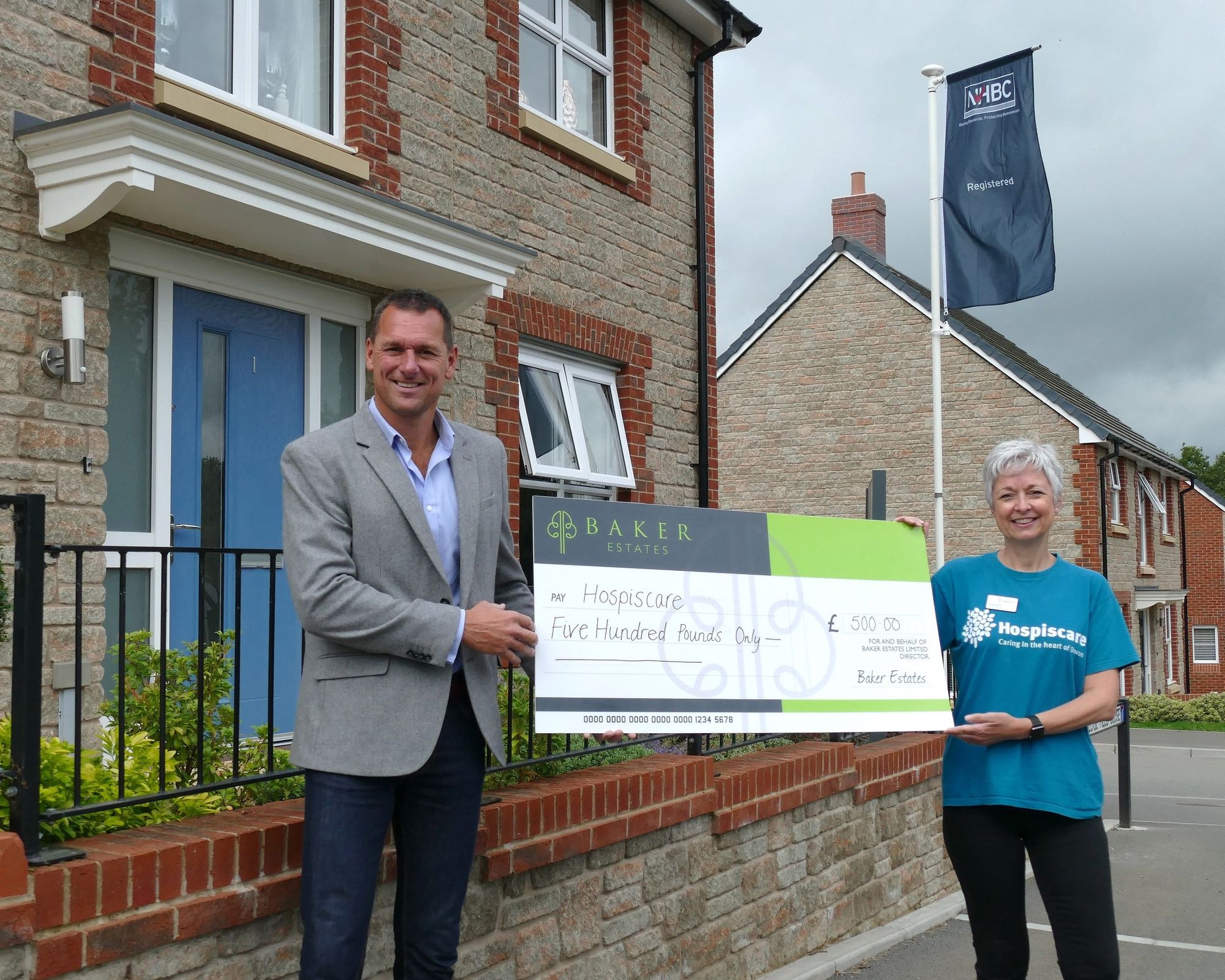 Developer donates £100 to Hospiscare every time someone buys one of its houses