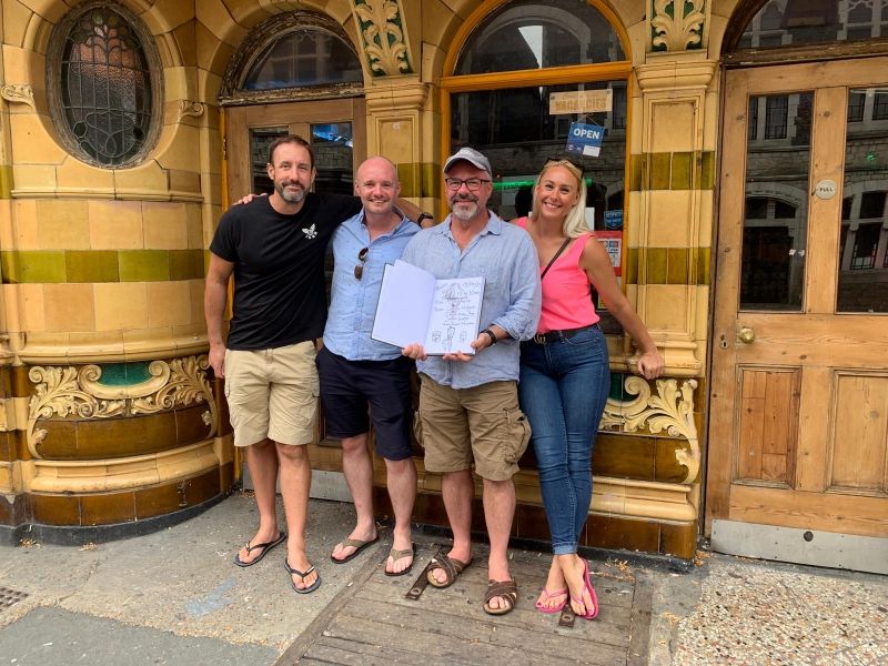 Cheadle Hulme charity receives £4,000 donation from Channel swimmers