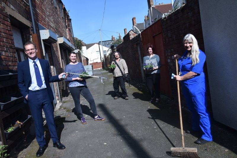 Grant to help create secret garden and green alleys in Middlesbrough