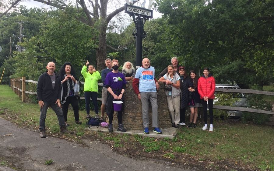 Surrey 86-year-old who 'nearly lost leg' walks 30 miles for charity