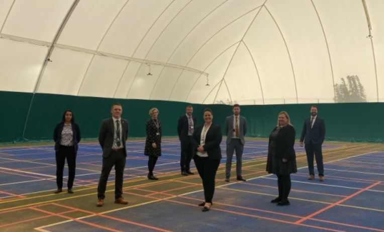 A new leisure dome unveiled at The Hart School in time for the new school year