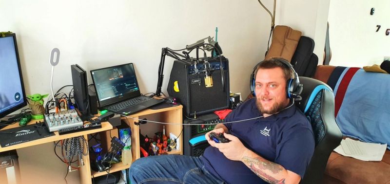 RAF veteran hosts gaming marathon in aid of other military heroes