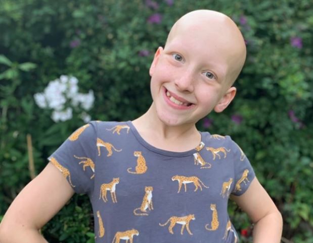 Wirral schoolgirl Syndey raising awareness for Alopecia UK in an eye-catching way