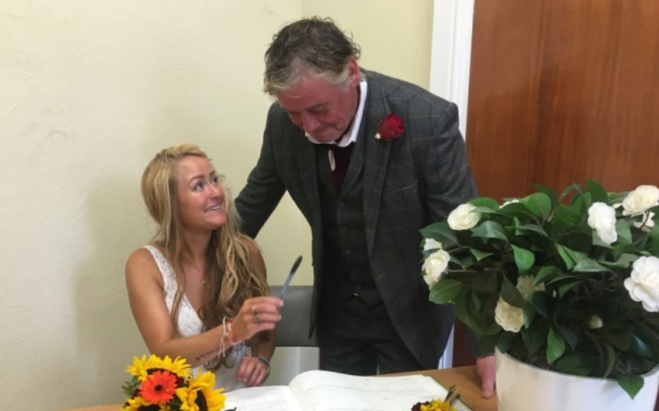 Local Ilkeston couple Paul and Nicola marry 20 years after their first meeting
