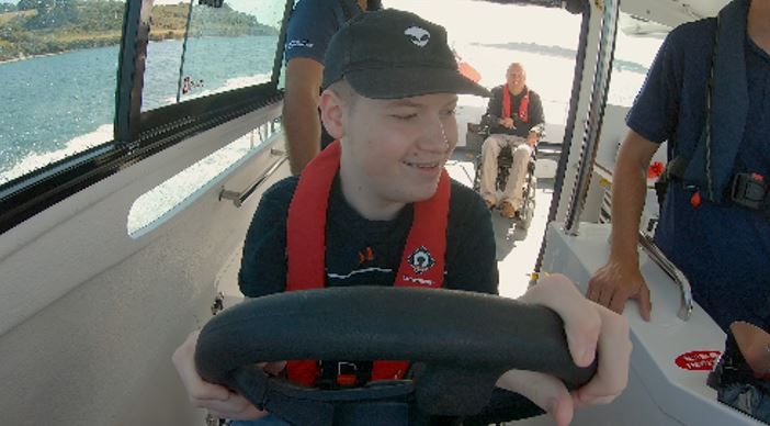 Wetwheels charity unveils new specially adapted powerboat