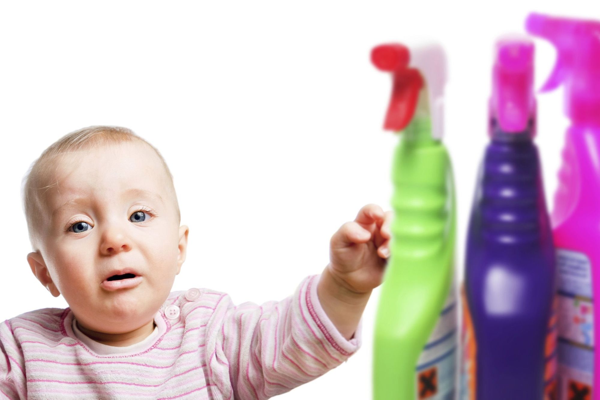 Parents encouraged to be careful to avoid children's accidental poisoning from cleaning products