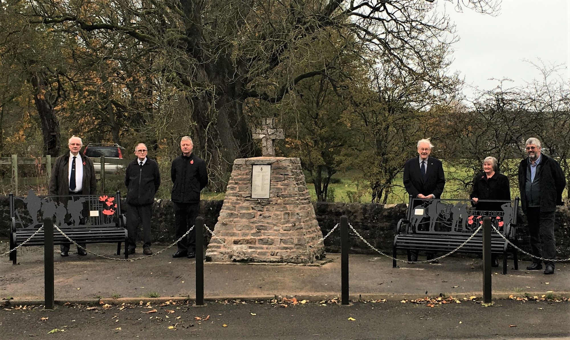New benches for village War Memorial