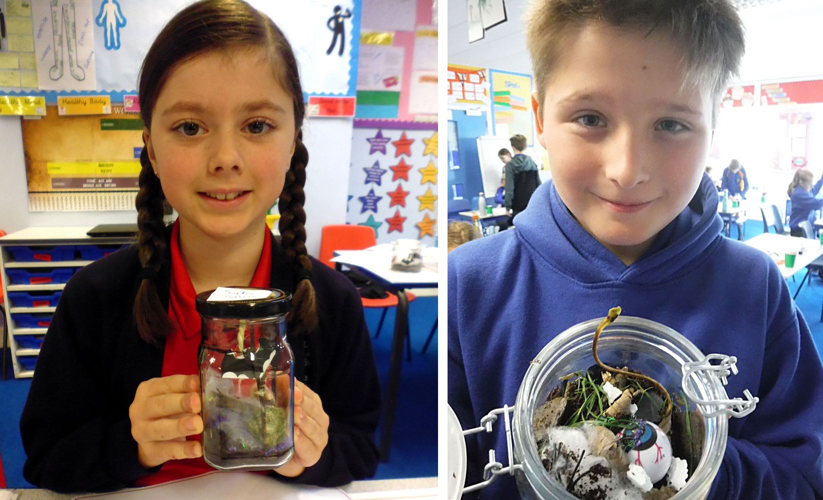 Thanet pupils create nightmare dream jars