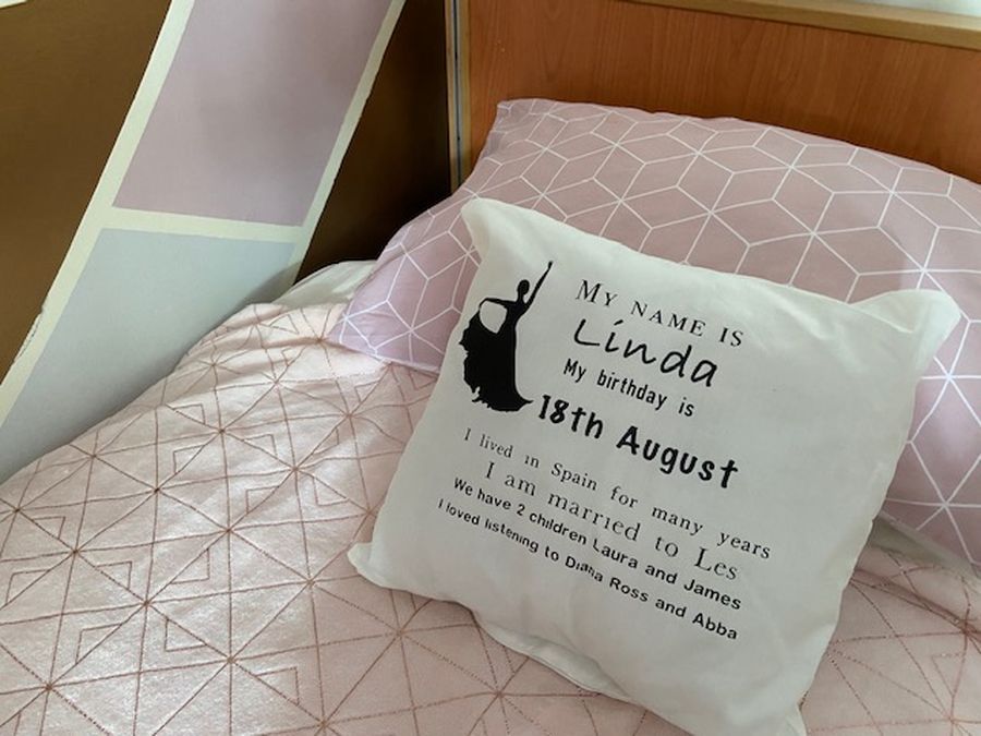 Coventry care home residents given personalised cushions
