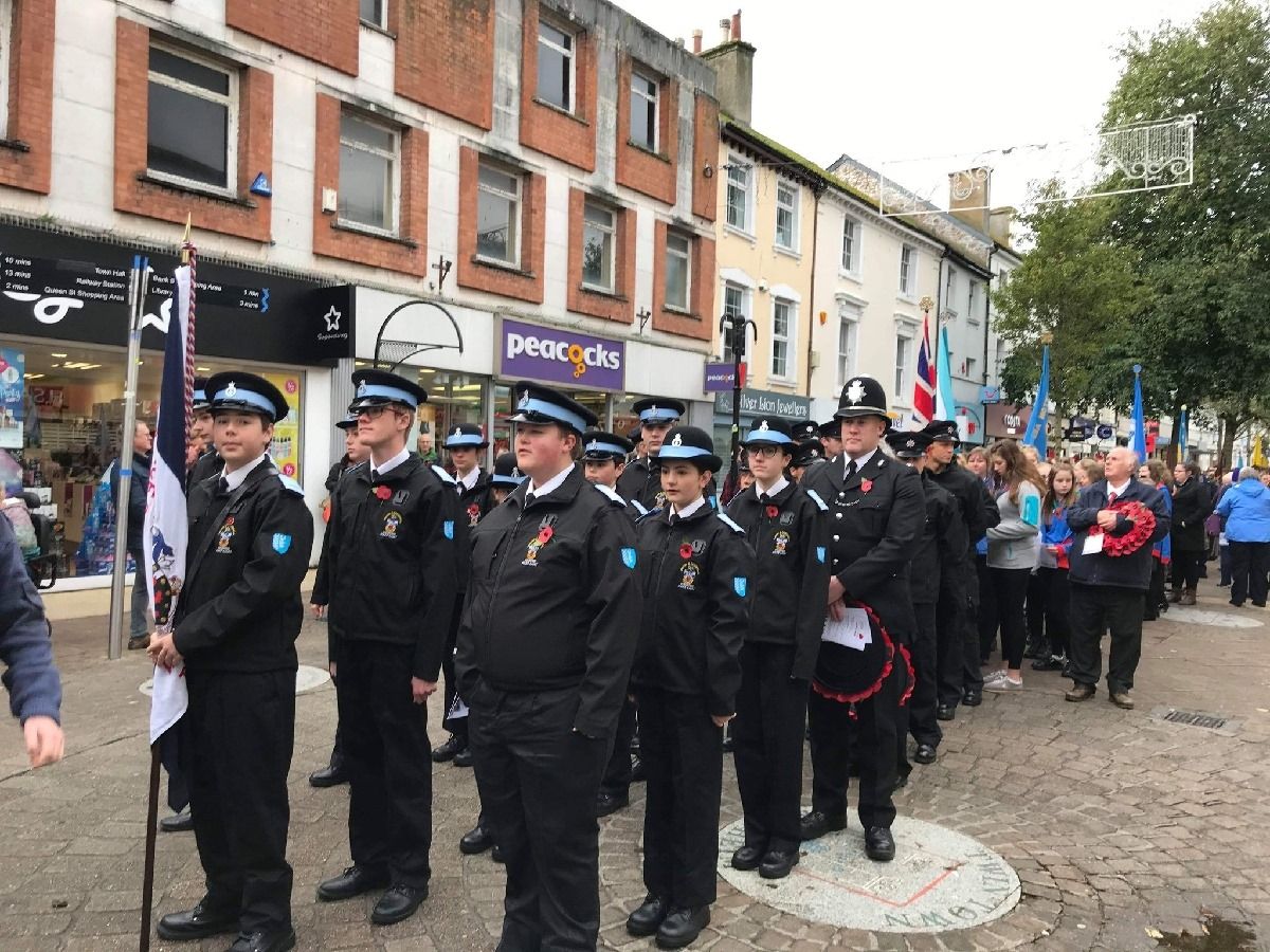 Newton Abbot Remembrance: "Stay home and watch it on Facebook"