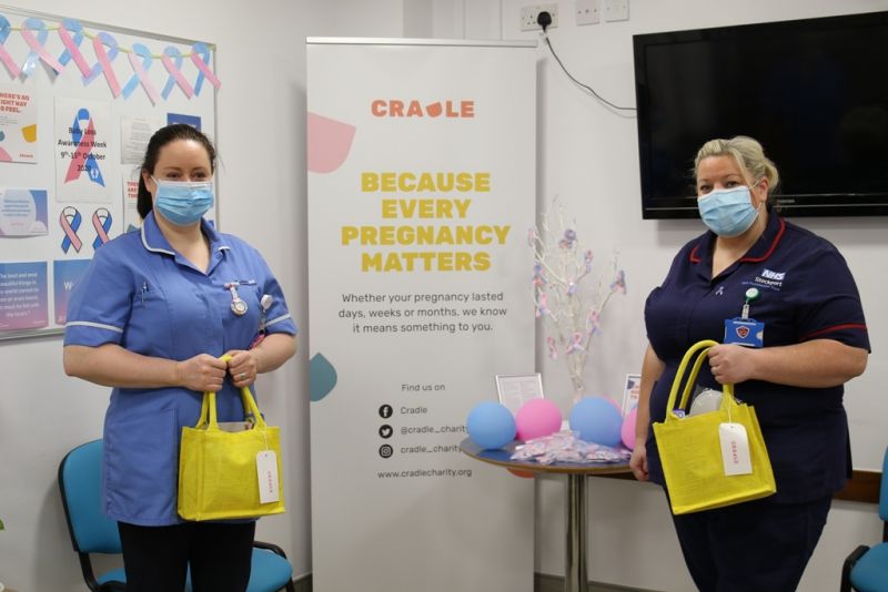 Stepping Hill's new comfort bags for parents of pregnancy loss