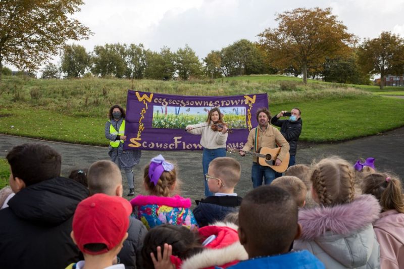 Liverpool youngsters demonstrate 'Scouseflowerhouse' philosophy