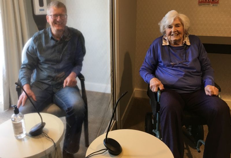 Badgers Mount care home creates Covid secure visitors lounge