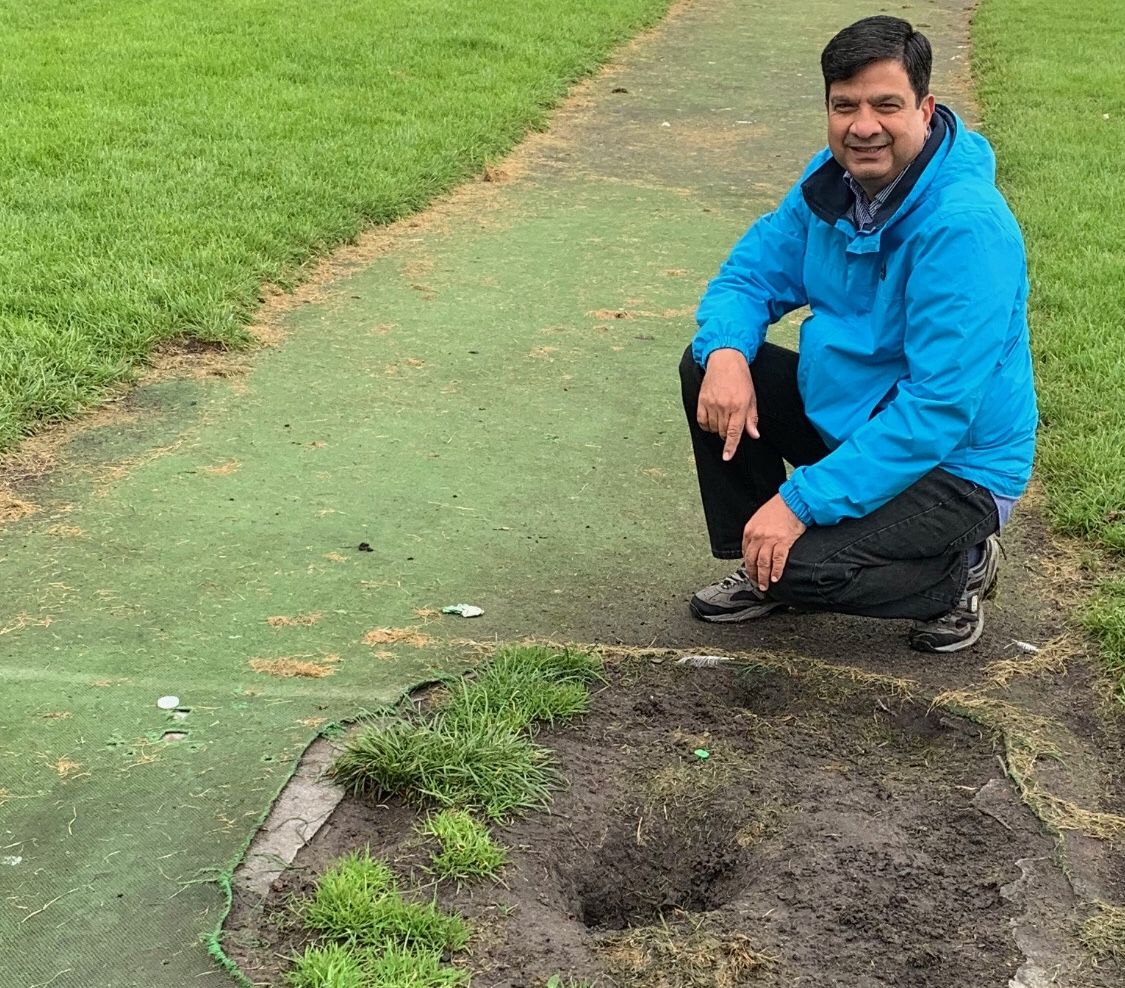 Grant from council to replace worn-out cricket pitch