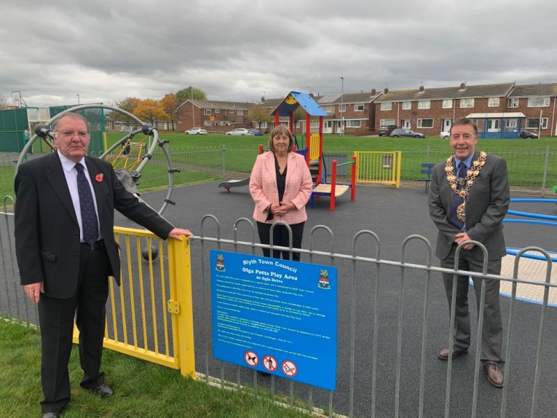 New play park recognises Blyth Councillor