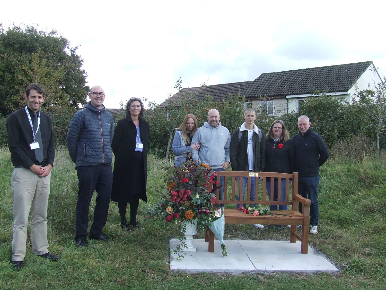 Memorial bench installed at Frome College to commemorate student death
