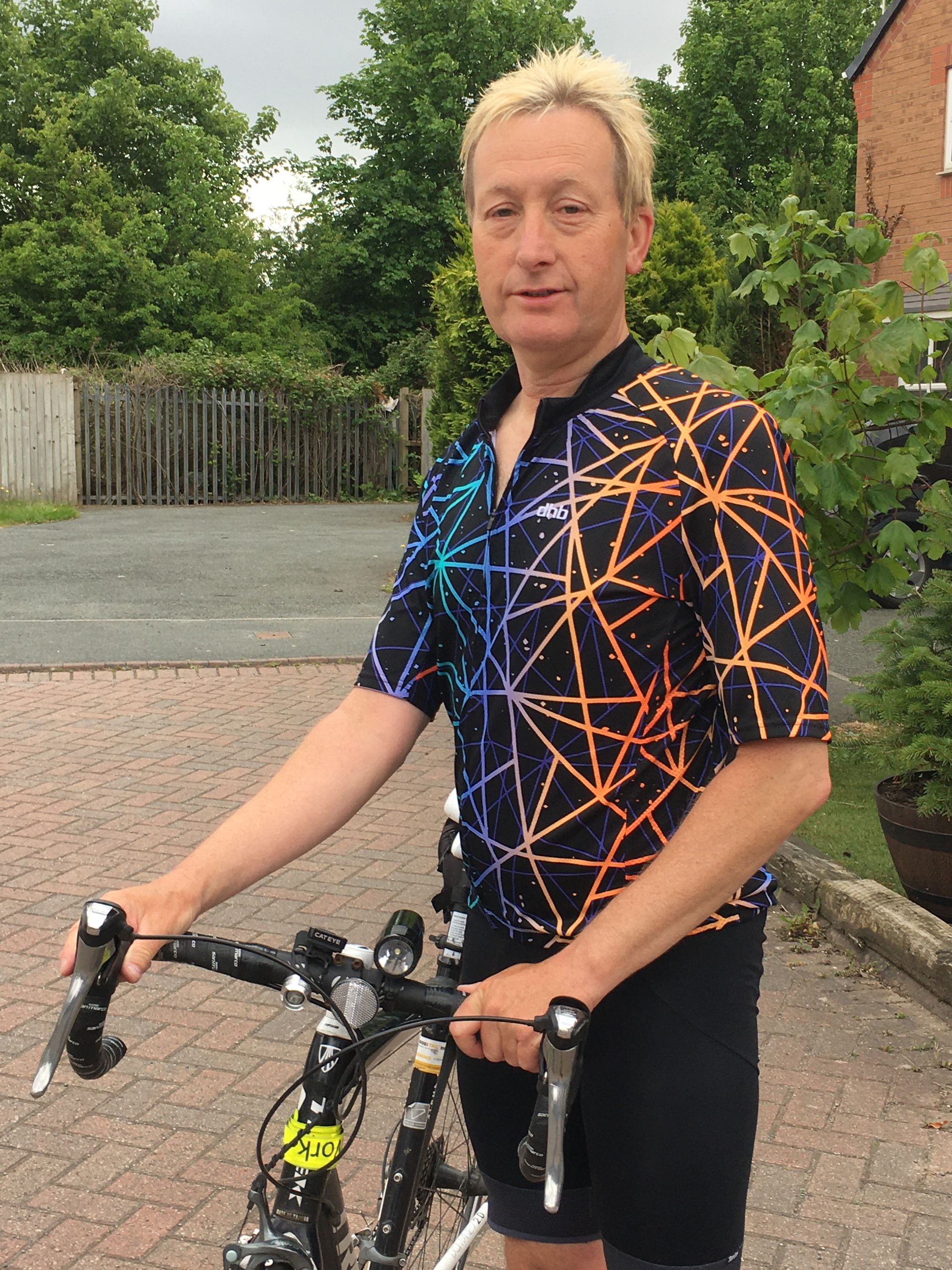 On yer bike: Cheshire man cycles 3,000 miles in three months to raise funds for local hospice