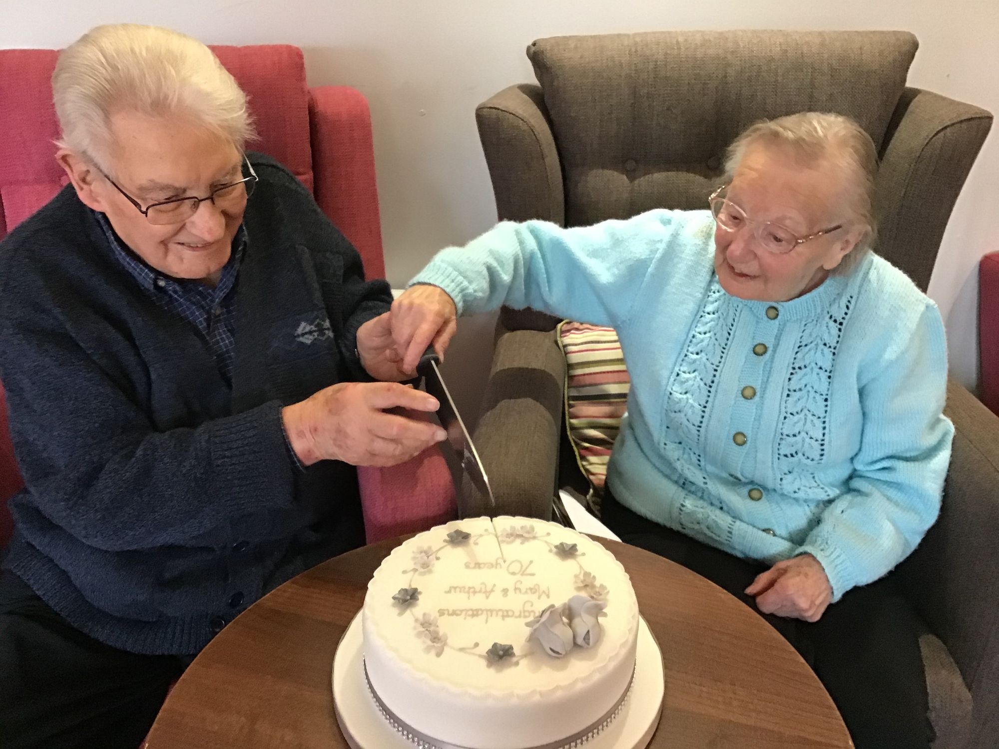 Westbury couple celebrate 70 years of marriage