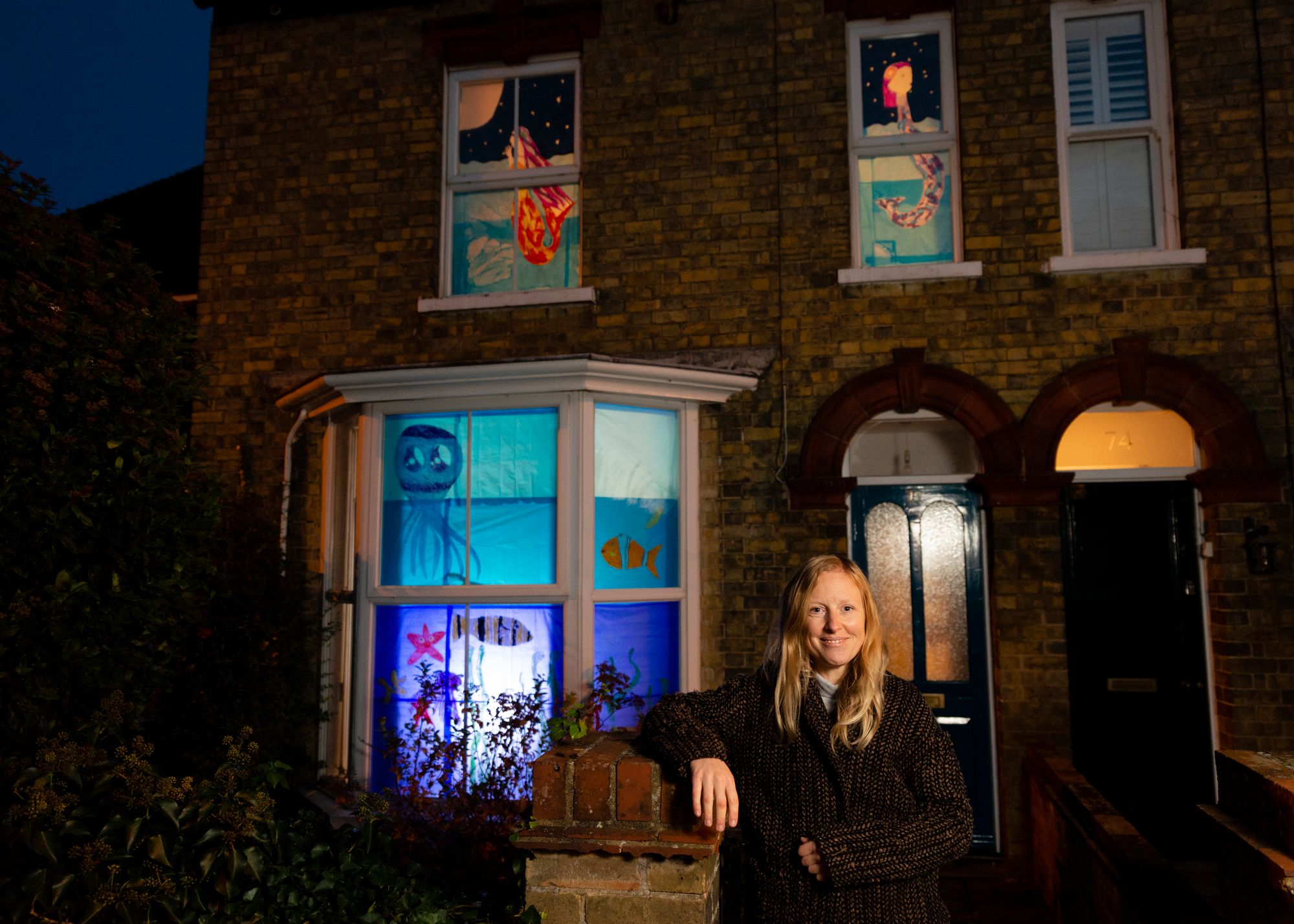 Stained glass art displayed in Ely homes