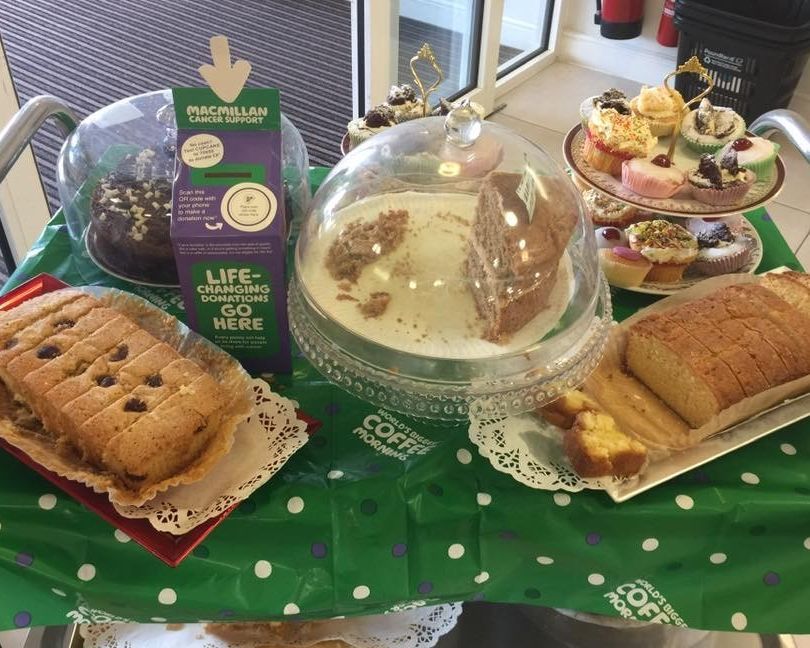 Cake sale raises hundreds for Macmillan Cancer Support