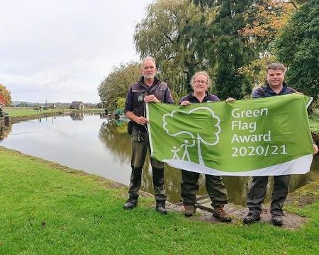 Grand Western Canal named a
top green space for the 12th year running