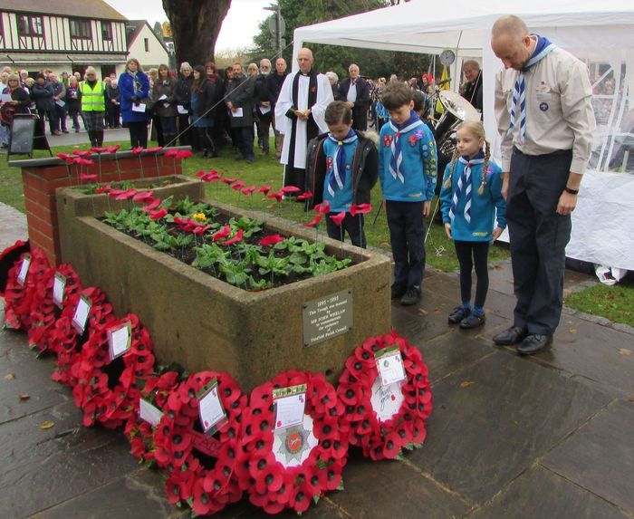Remembrance Day at the Ship in Tatsfield