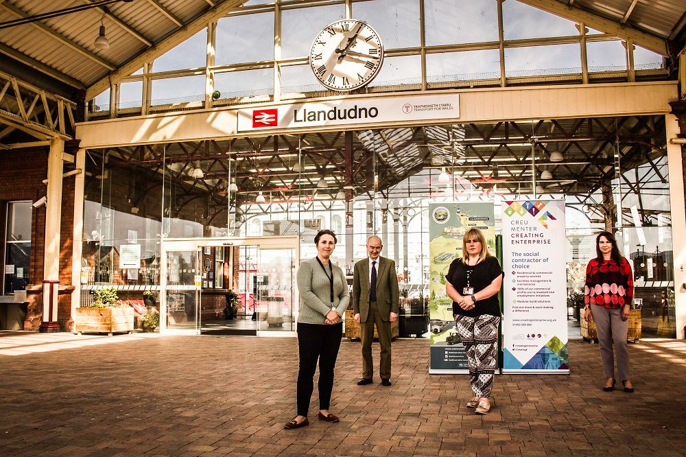New community groups hubs set up in train stations in Wales