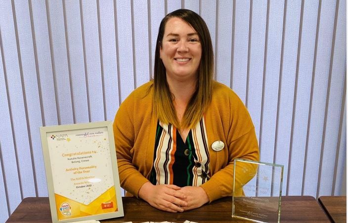 Crewe care village worker named Activity Personality of the Year
