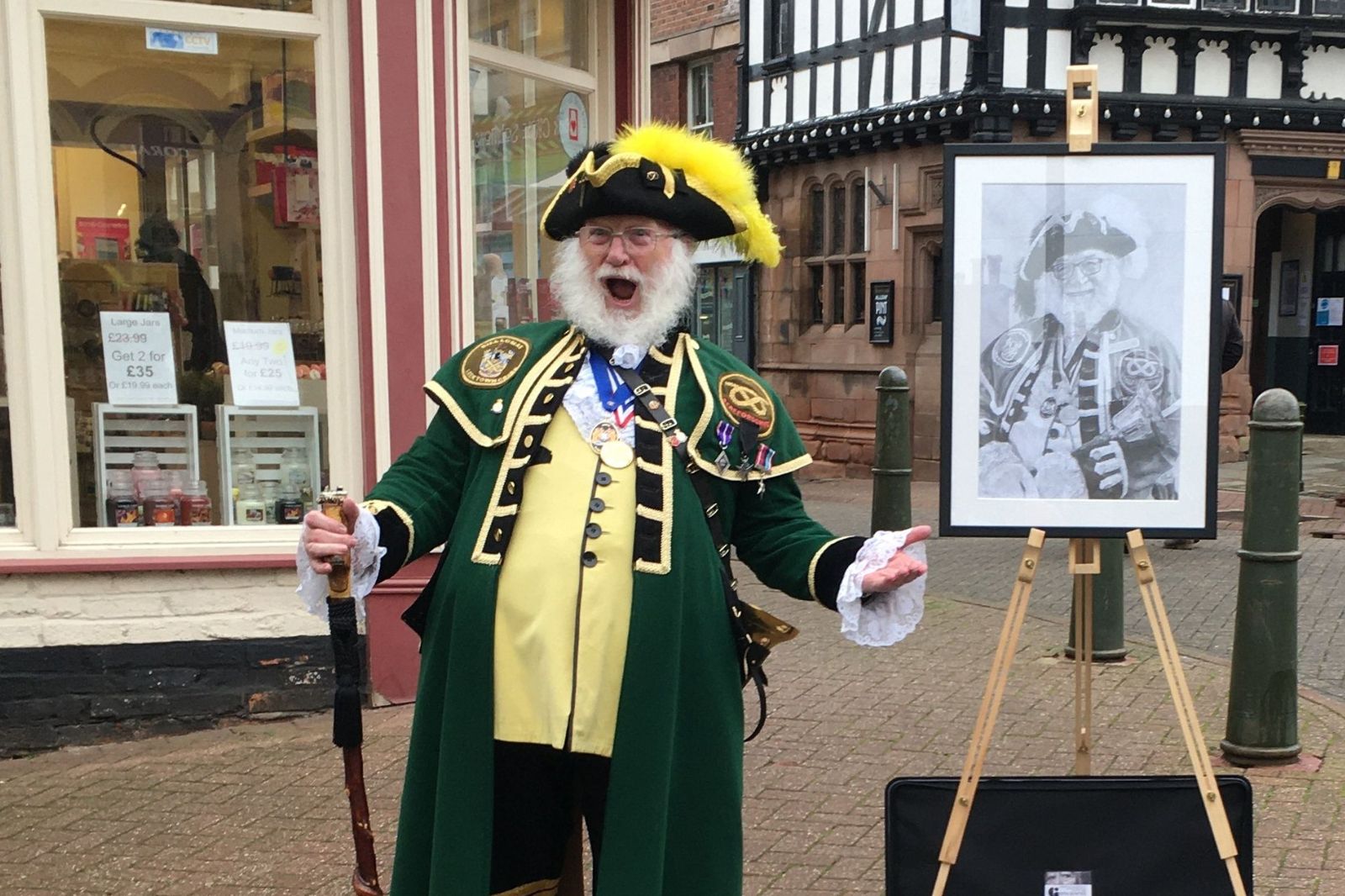 Town crier celebrates five years of service to the community