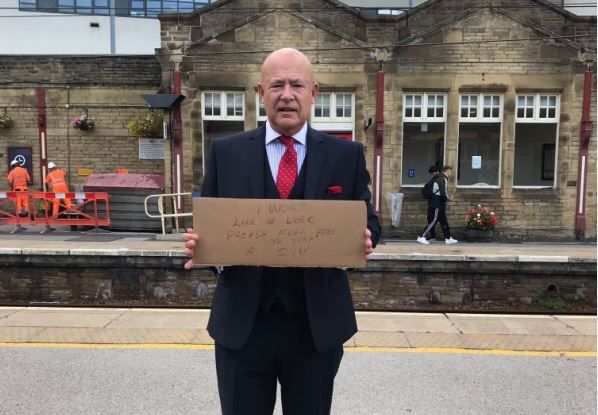 Keighley's Trevor Walford finally lands job after handing out CVs at train station